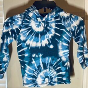 Tie dye hoodie sweater